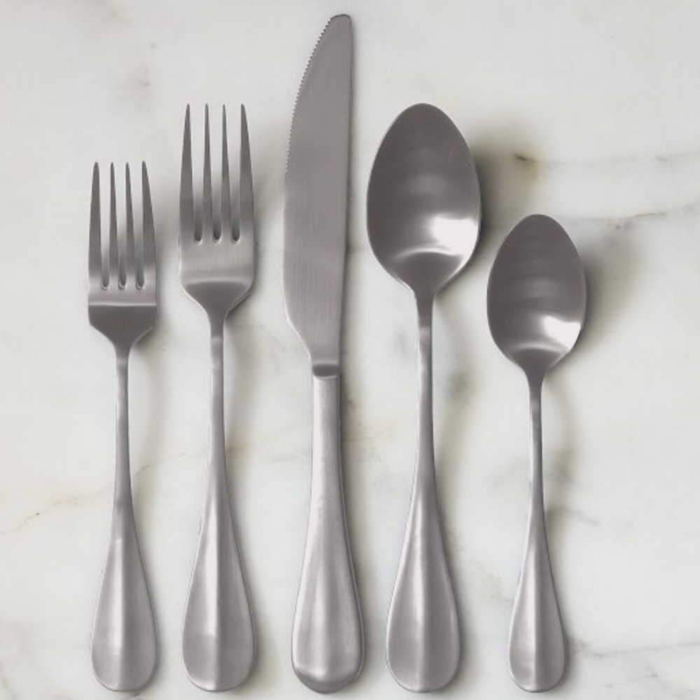 ❤️BUY 2 GET 1 FREE  Cove Silver Flatware Set Sleek Dining Elegance,Color:Vintage - Picture 2 of 7